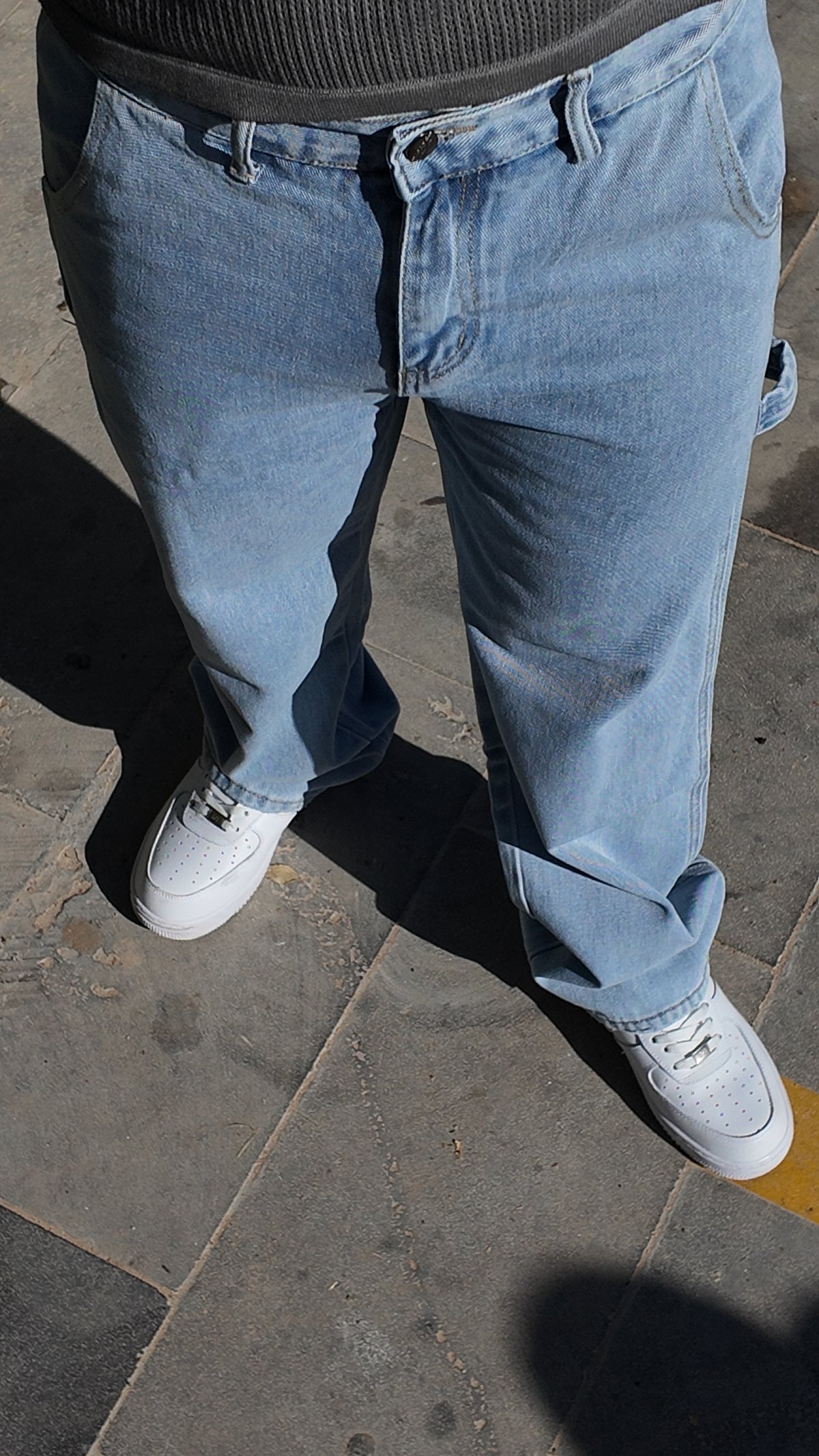 Utility Relaxed Jeans - Light Blue - Image 11