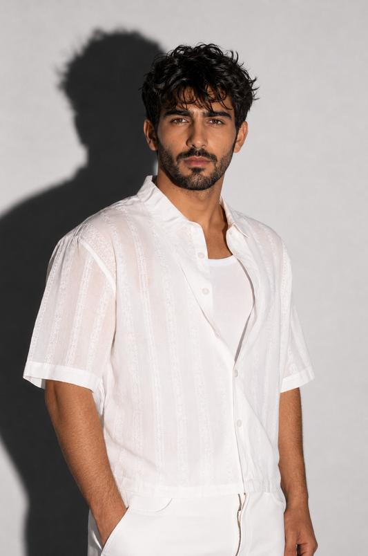 NINN-Naqsh-Shirt - Solid White - Product photo 1