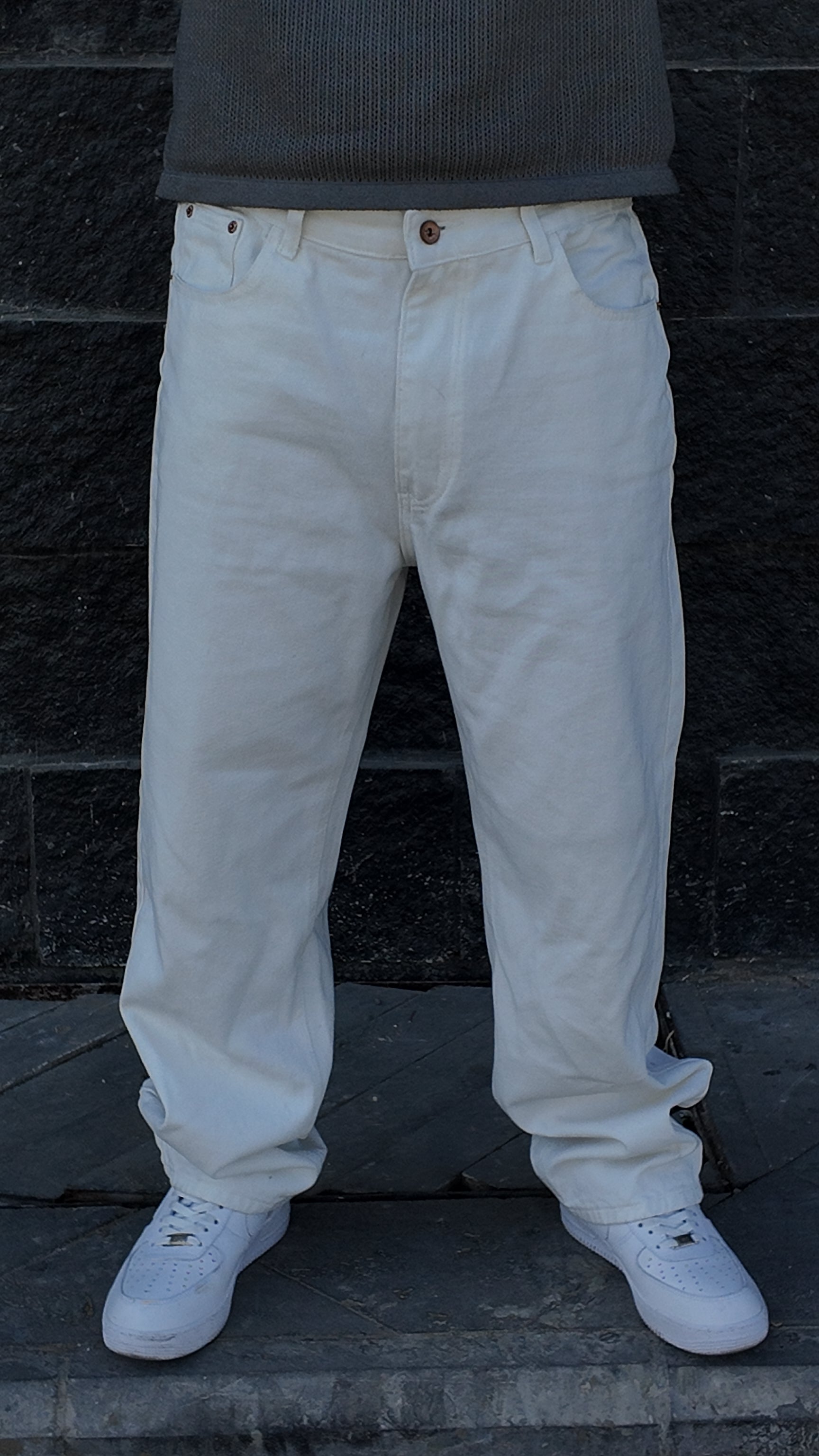 NINN Baggy Jeans - Solid White - Product photo 7