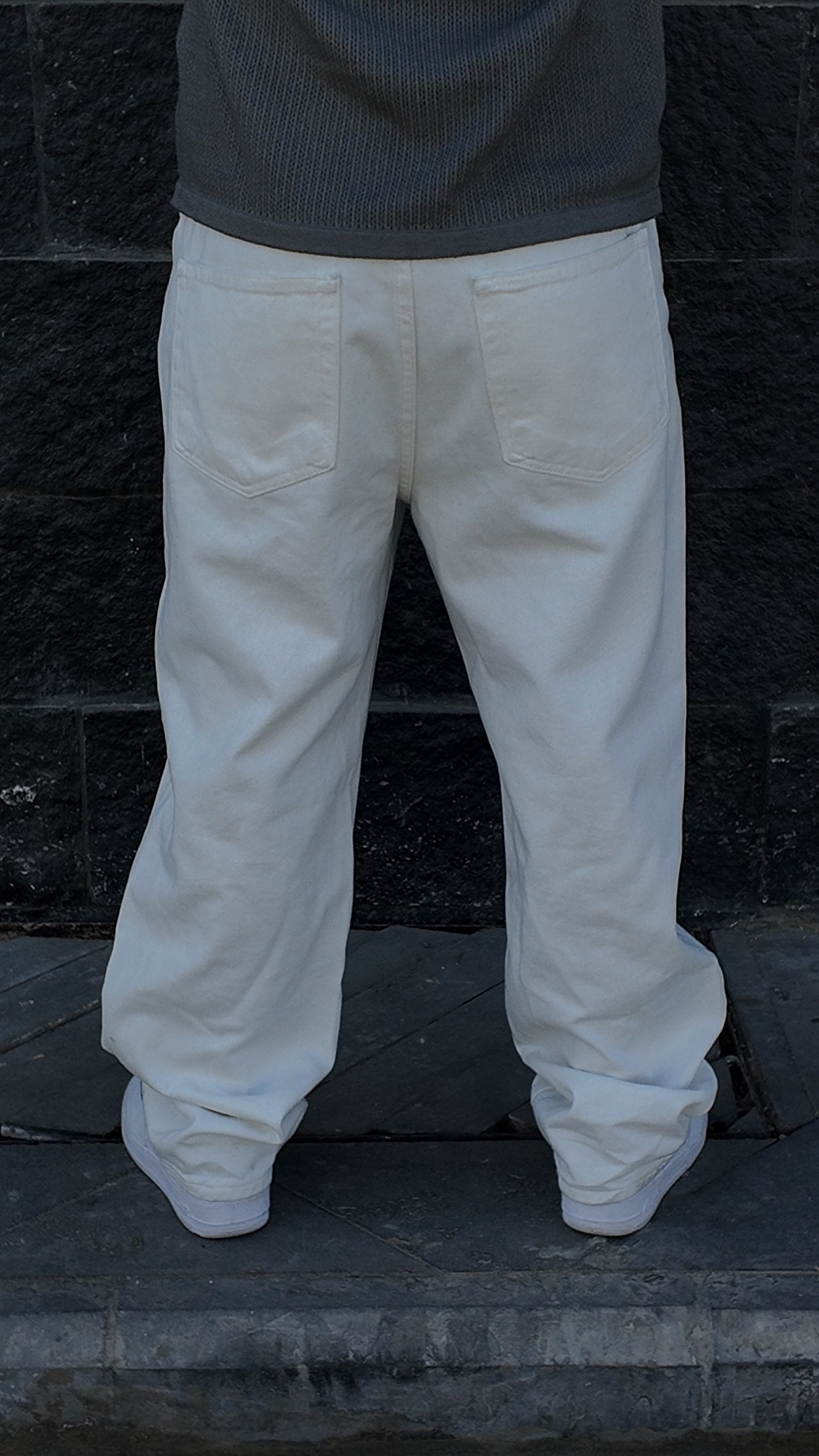 NINN Baggy Jeans - Solid White - Product photo 8