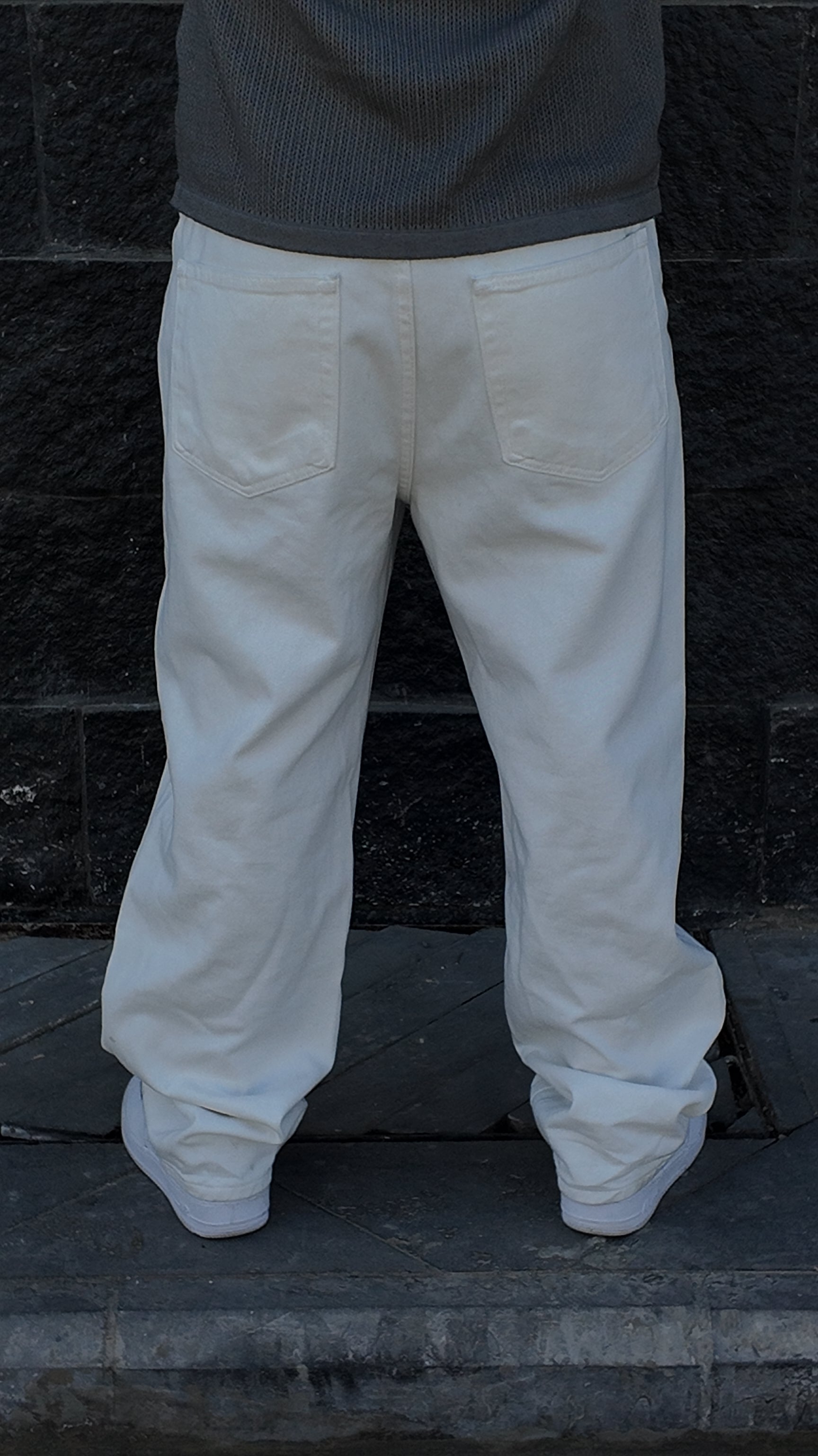 NINN Baggy Jeans - Solid White - Product photo 8