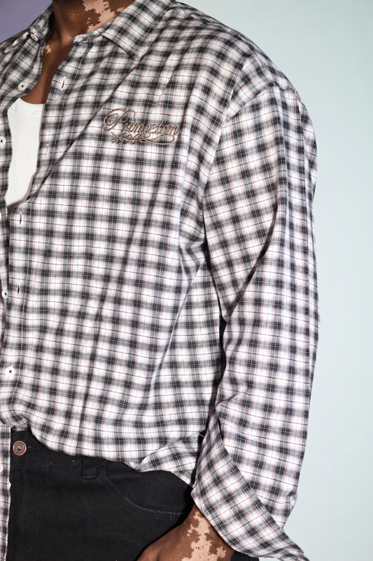 NINN Heritage Check Shirt - Grey - Image 1