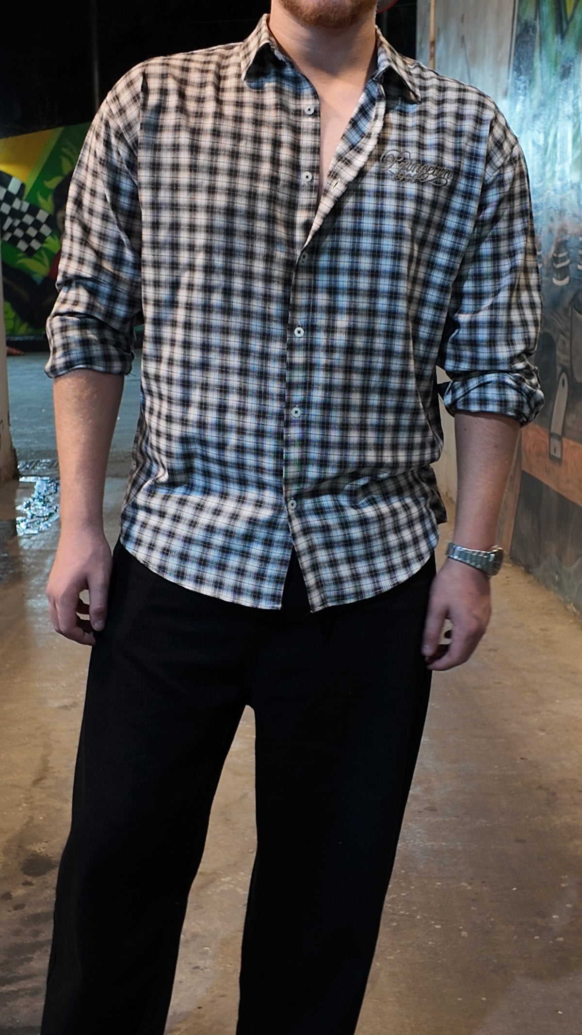 NINN Heritage Check Shirt - Grey - Image 4