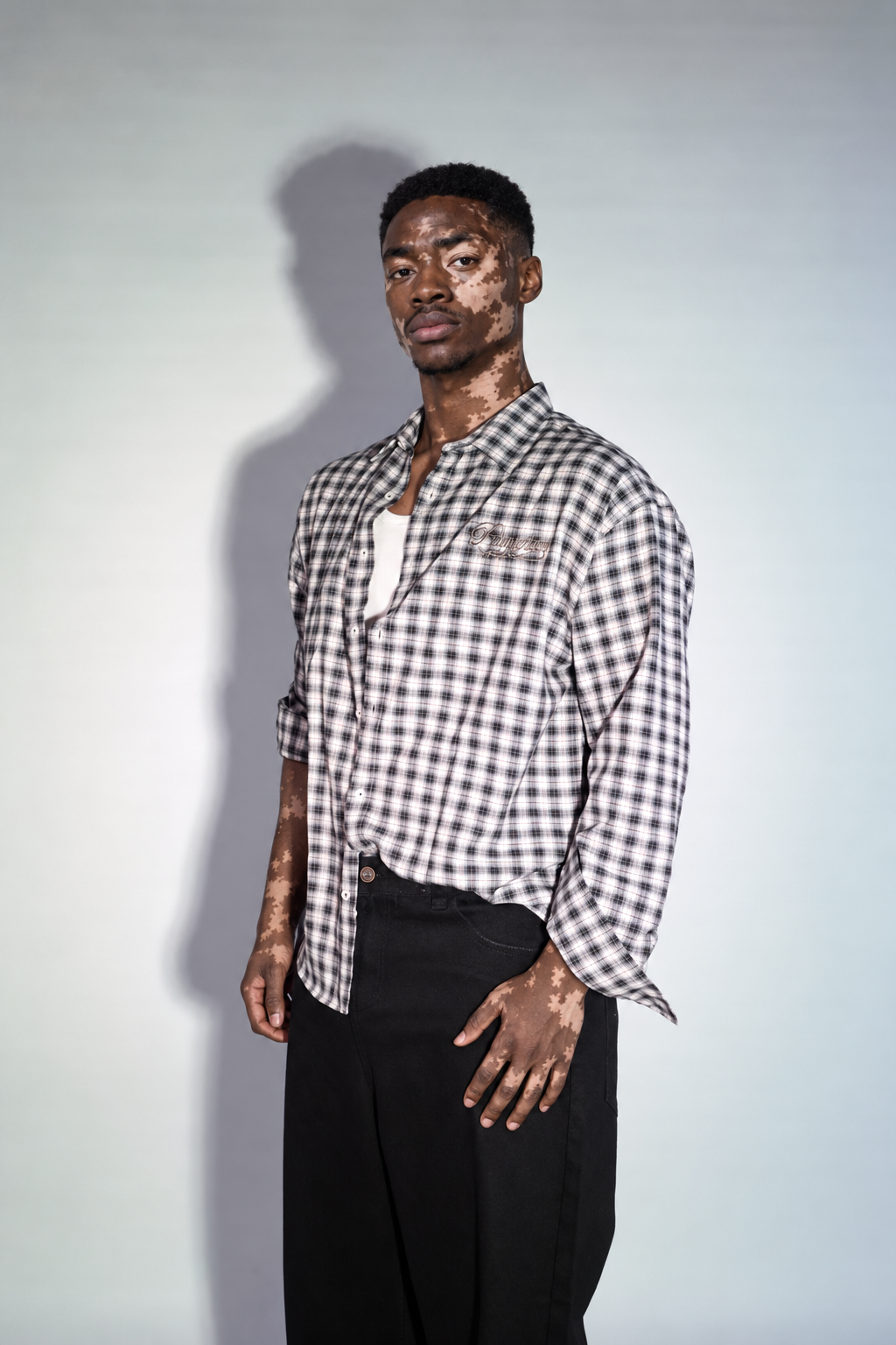 NINN Heritage Check Shirt - Grey - Image 8