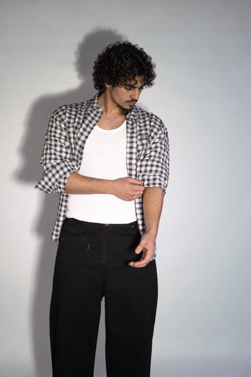NINN Heritage Check Shirt - Grey - Image 10
