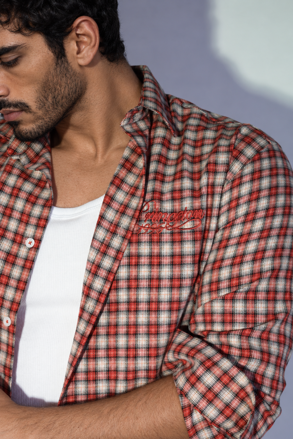 NINN Heritage Check Shirt - Red - Image 1