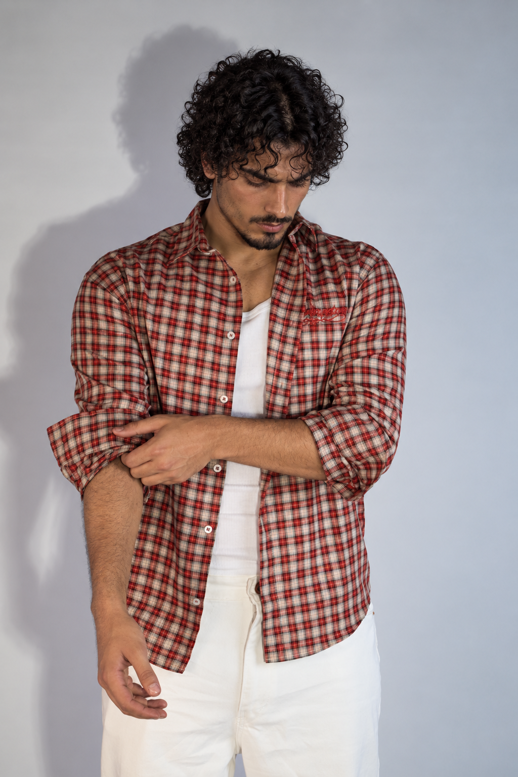 NINN Heritage Check Shirt - Red - Image 2