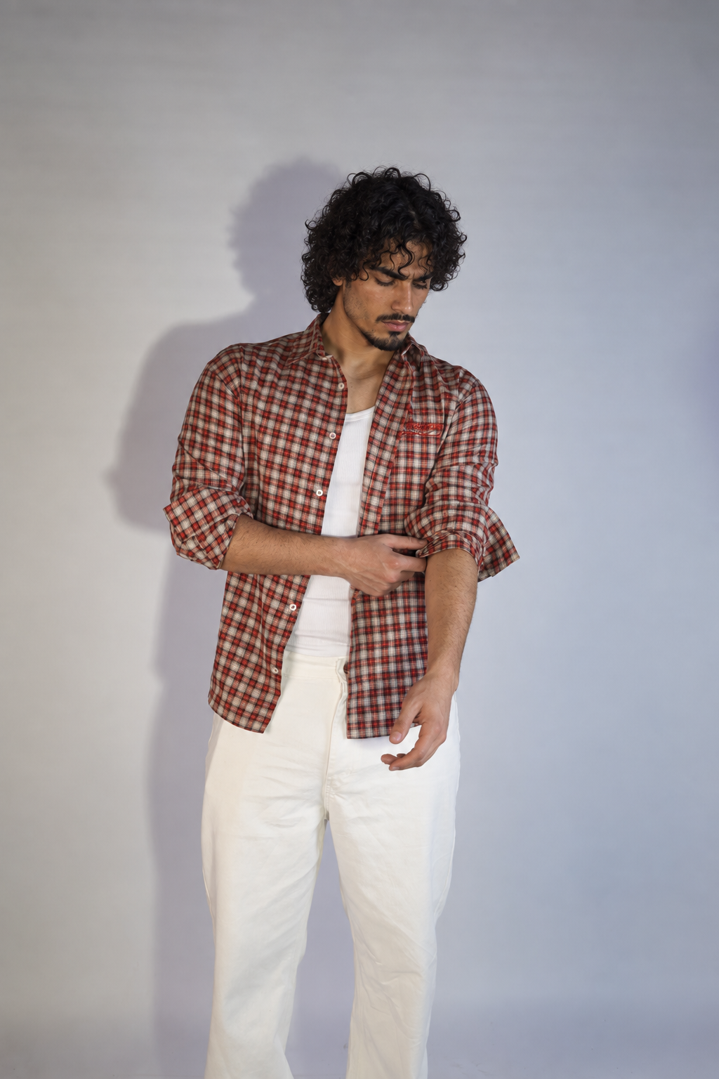 NINN Heritage Check Shirt - Red - Image 3