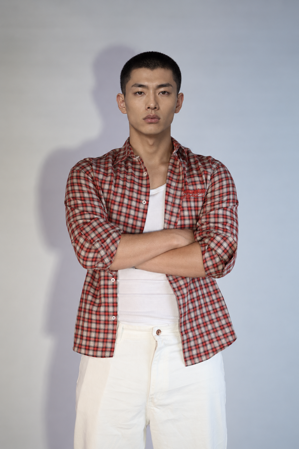 NINN Heritage Check Shirt - Red - Image 7
