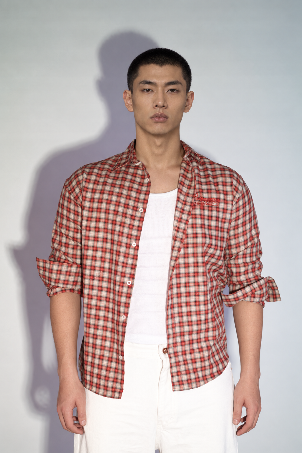 NINN Heritage Check Shirt - Red - Image 9