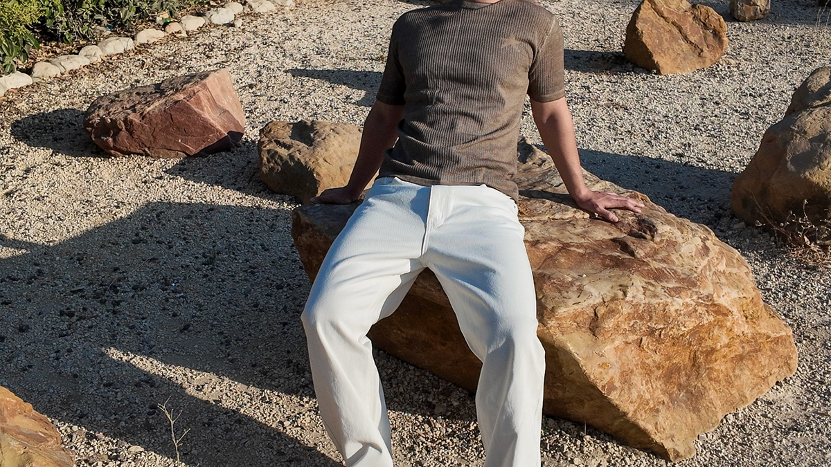 Origin Textured Knit Tee - Honey - Image 5