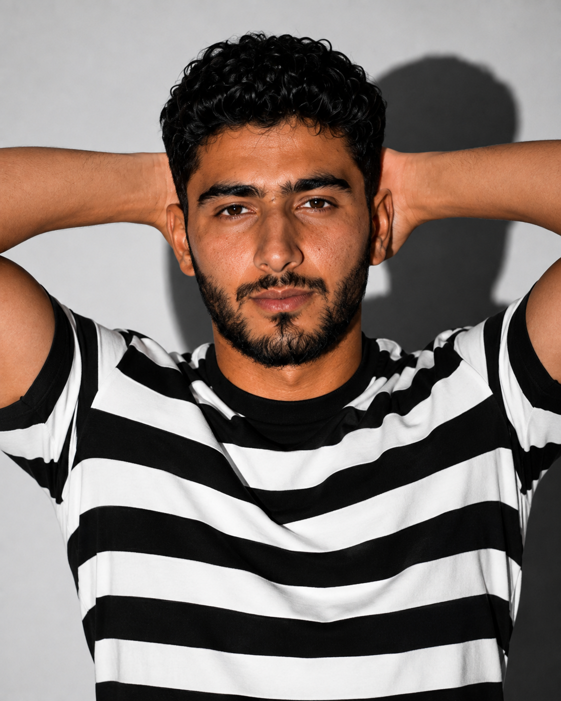 Quiet Lines Tee - Black - Product photo 10