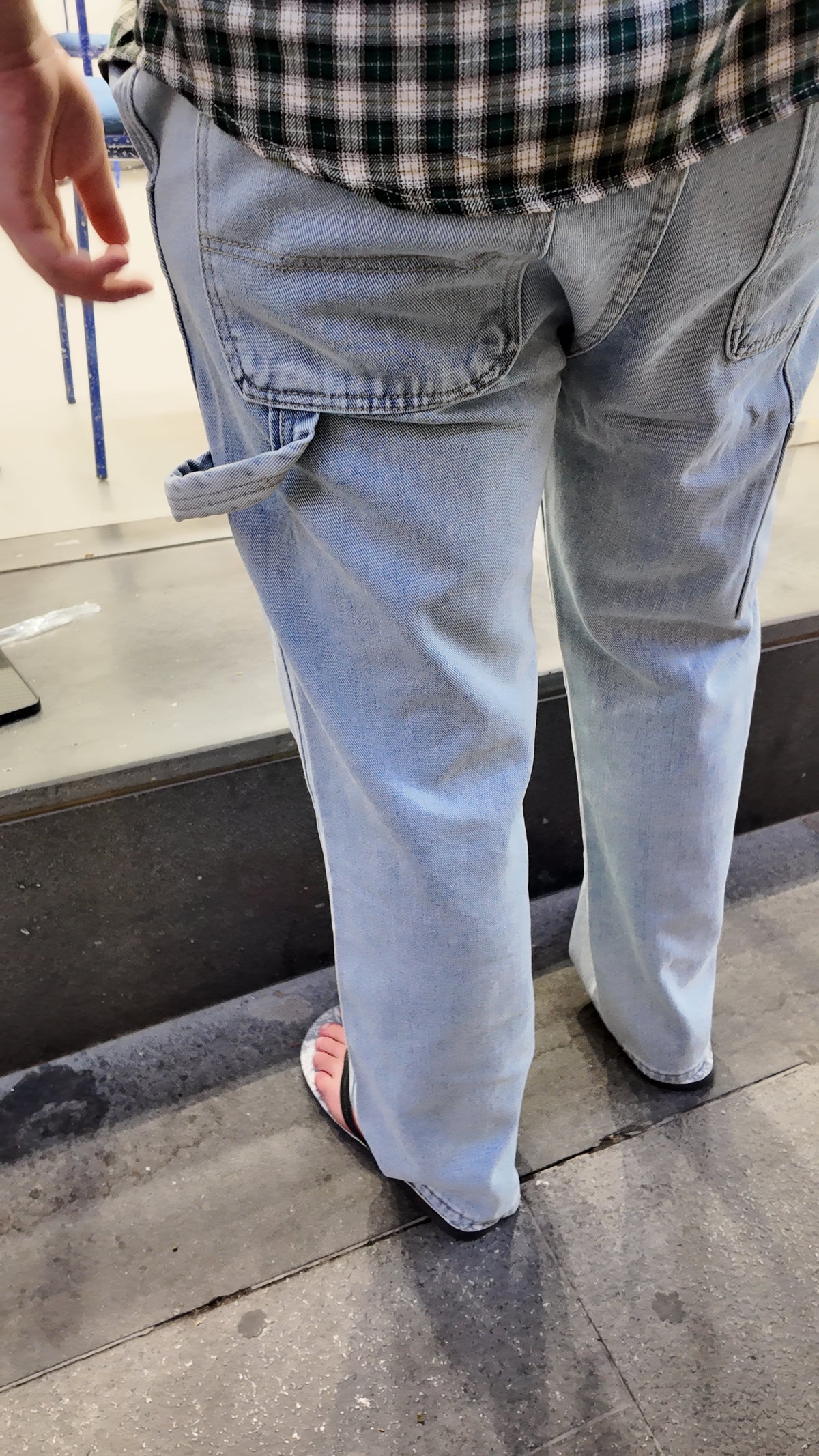 Utility Relaxed Jeans - Light Blue - Image 2
