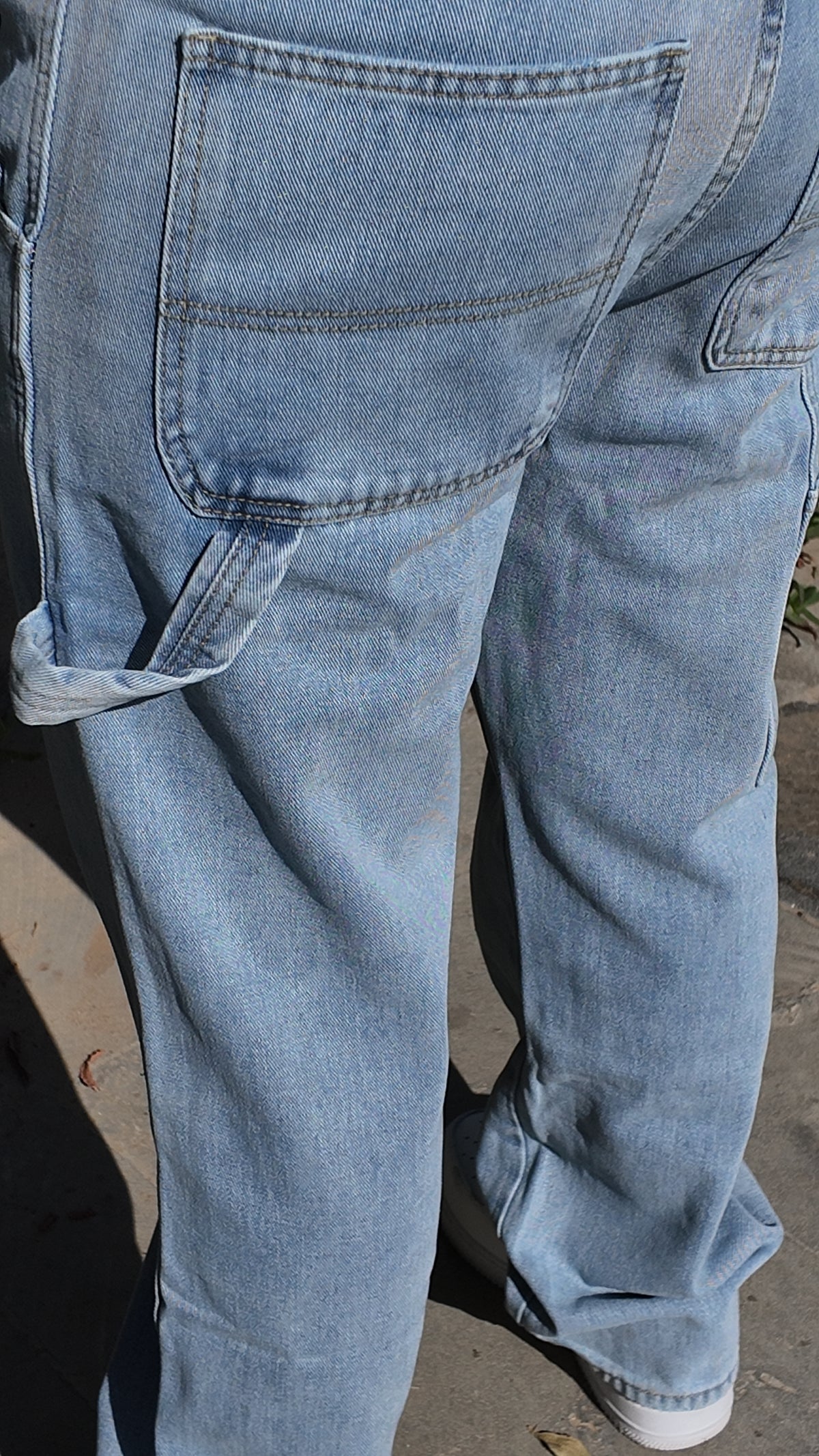 Utility Relaxed Jeans - Light Blue - Image 9