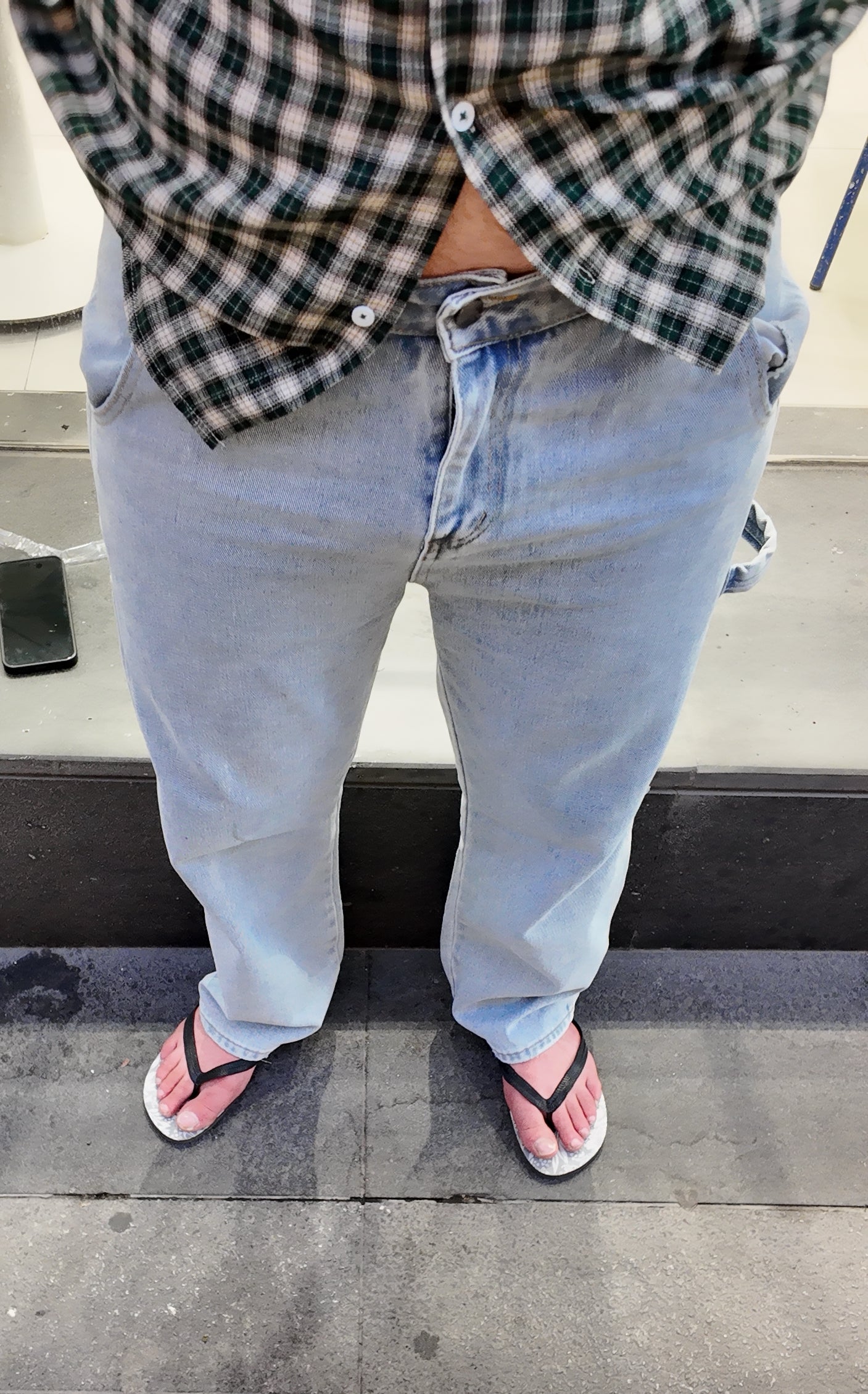 Utility Relaxed Jeans - Light Blue - Image 10
