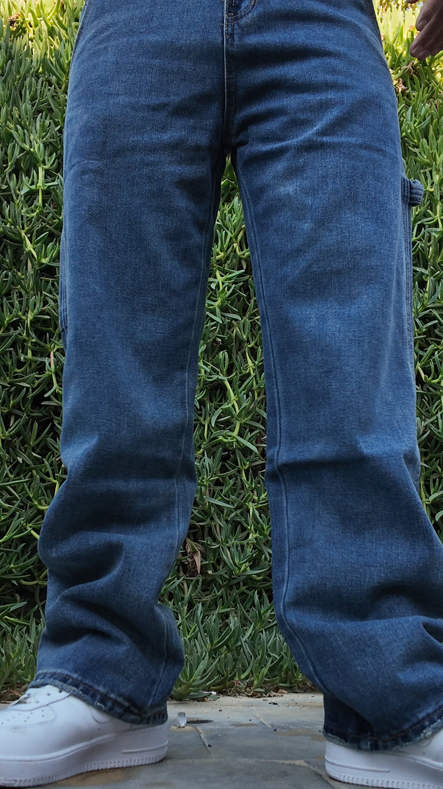 Utility Relaxed Jeans - Medium Blue - Image 5